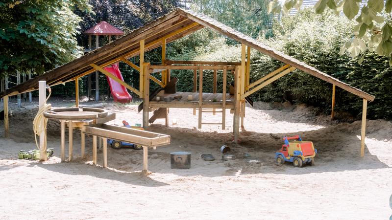 Außengelände der Kindertageseinrichtung