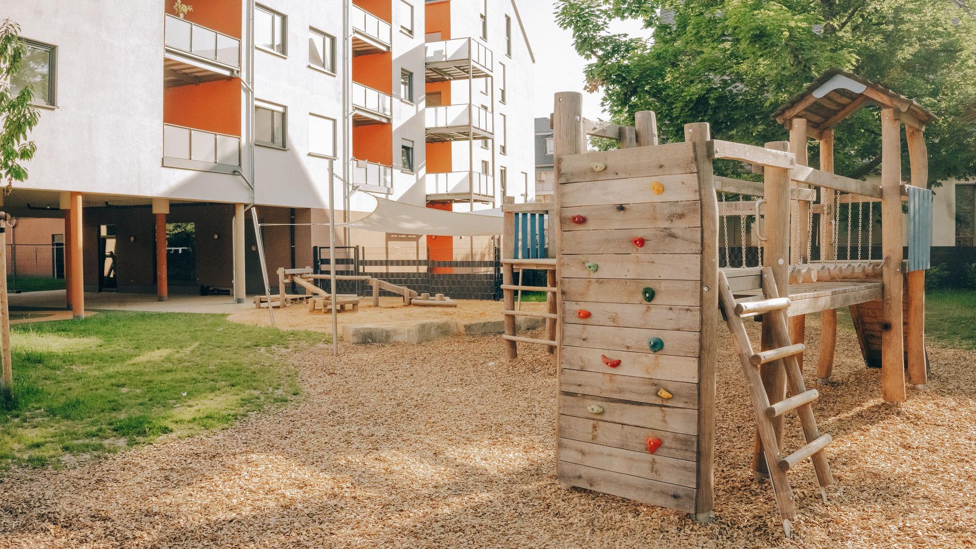Außengelände der Kindertageseinrichtung