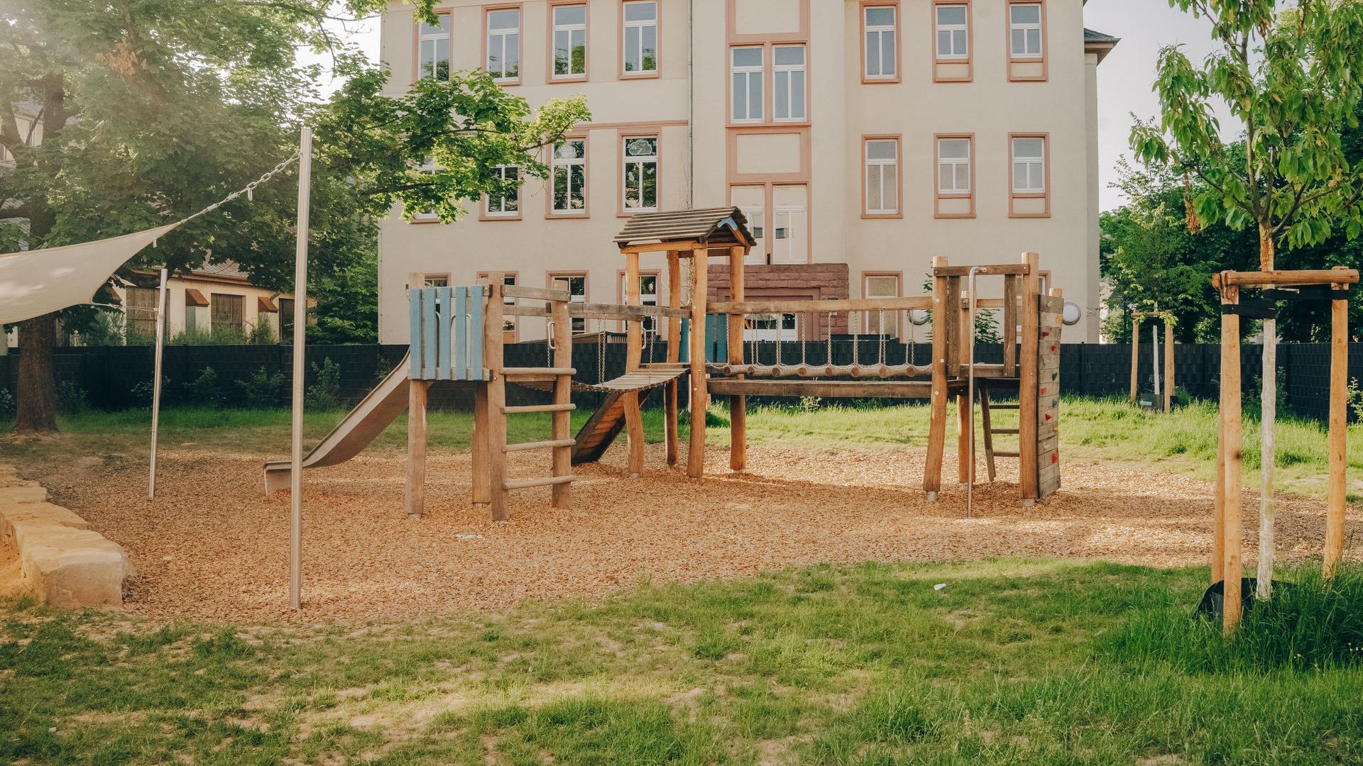 Außengelände der Kindertageseinrichtung