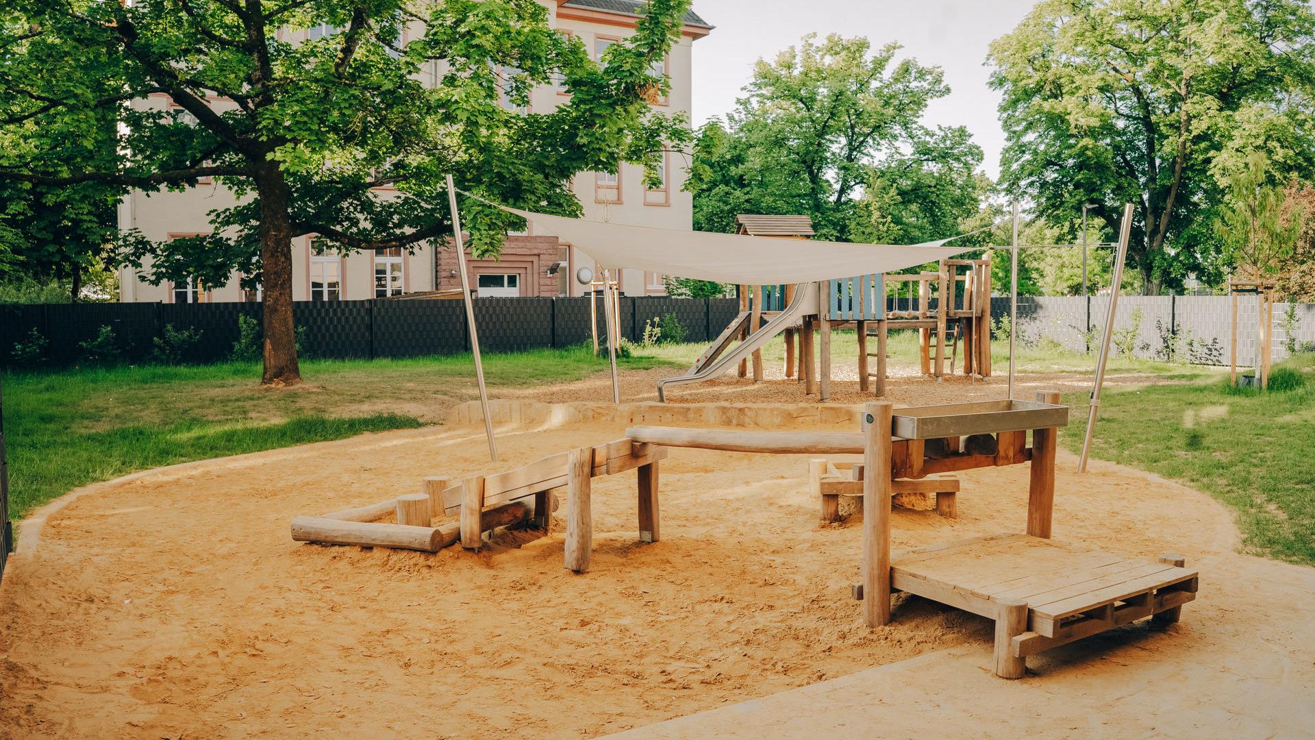 Außengelände der Kindertageseinrichtung