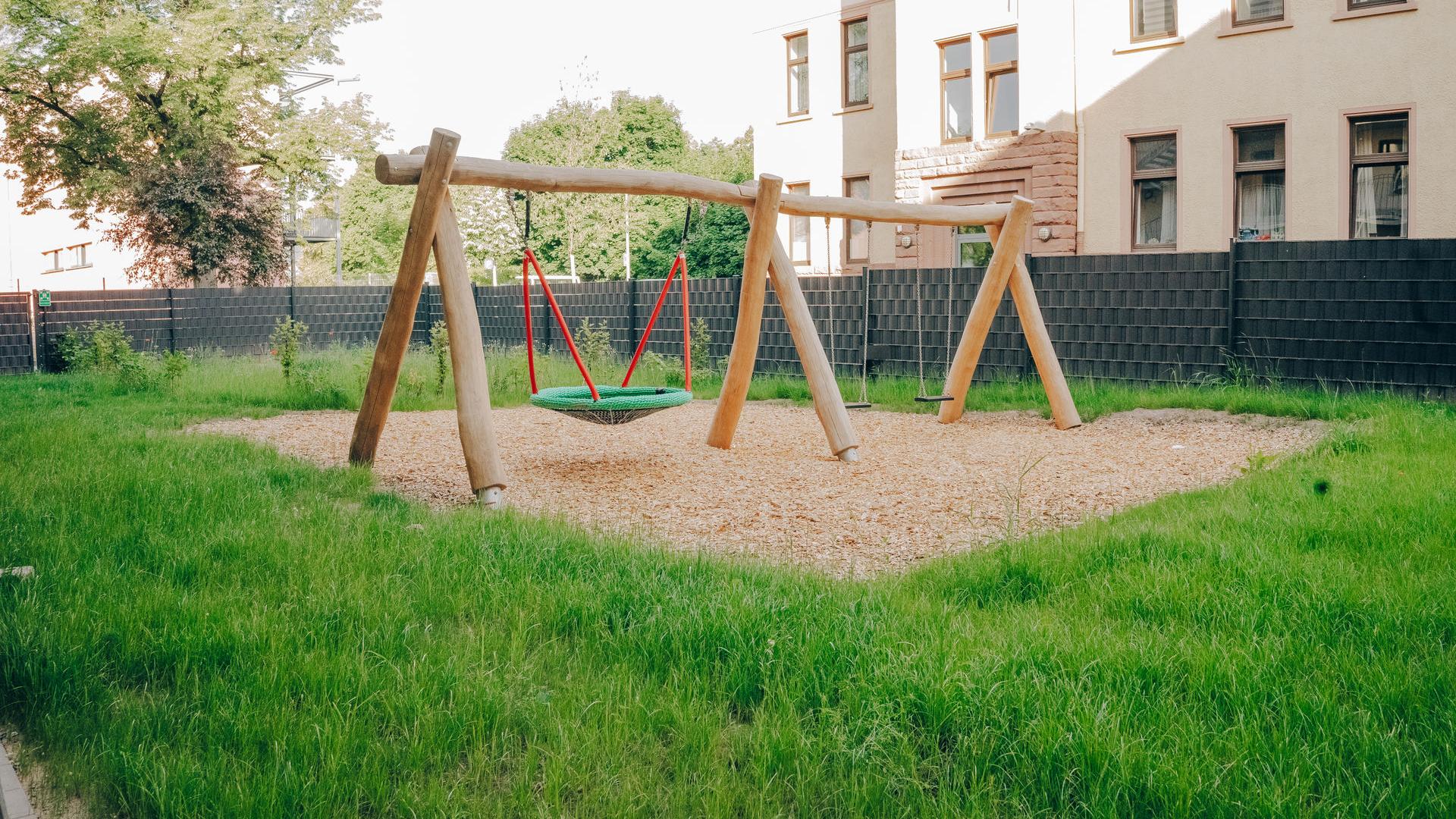 Schaukel der Kindertageseinrichtung
