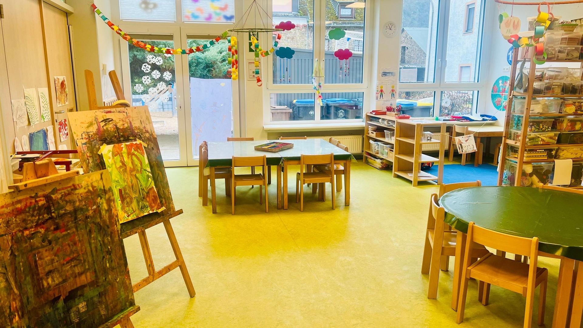 Bastelraum der Kindertageseinrichtung