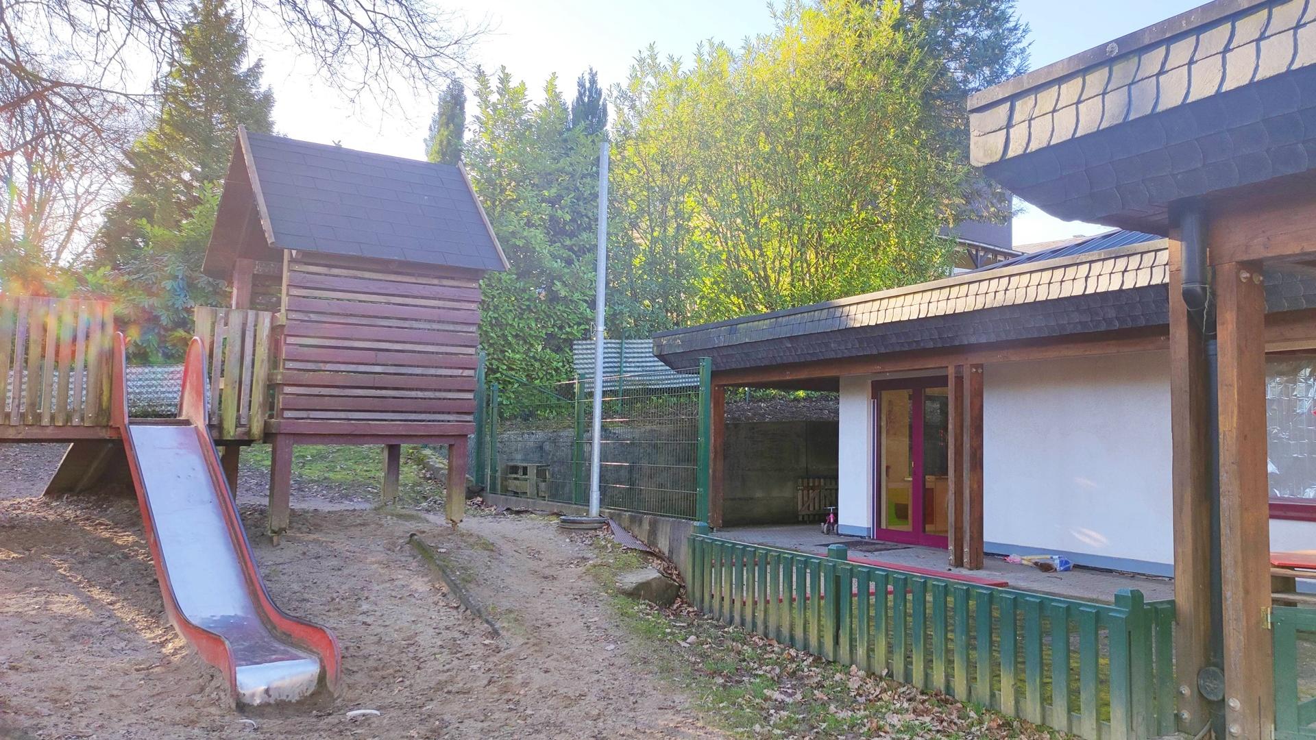 Außengelände der KiTa Klaus von Flüe