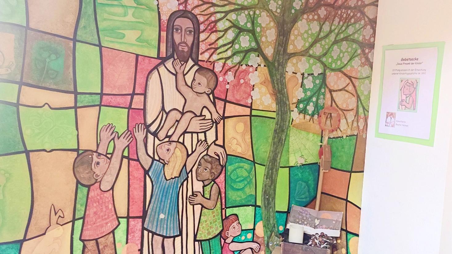 Gebetsecke der KiTa Klaus von Flüe