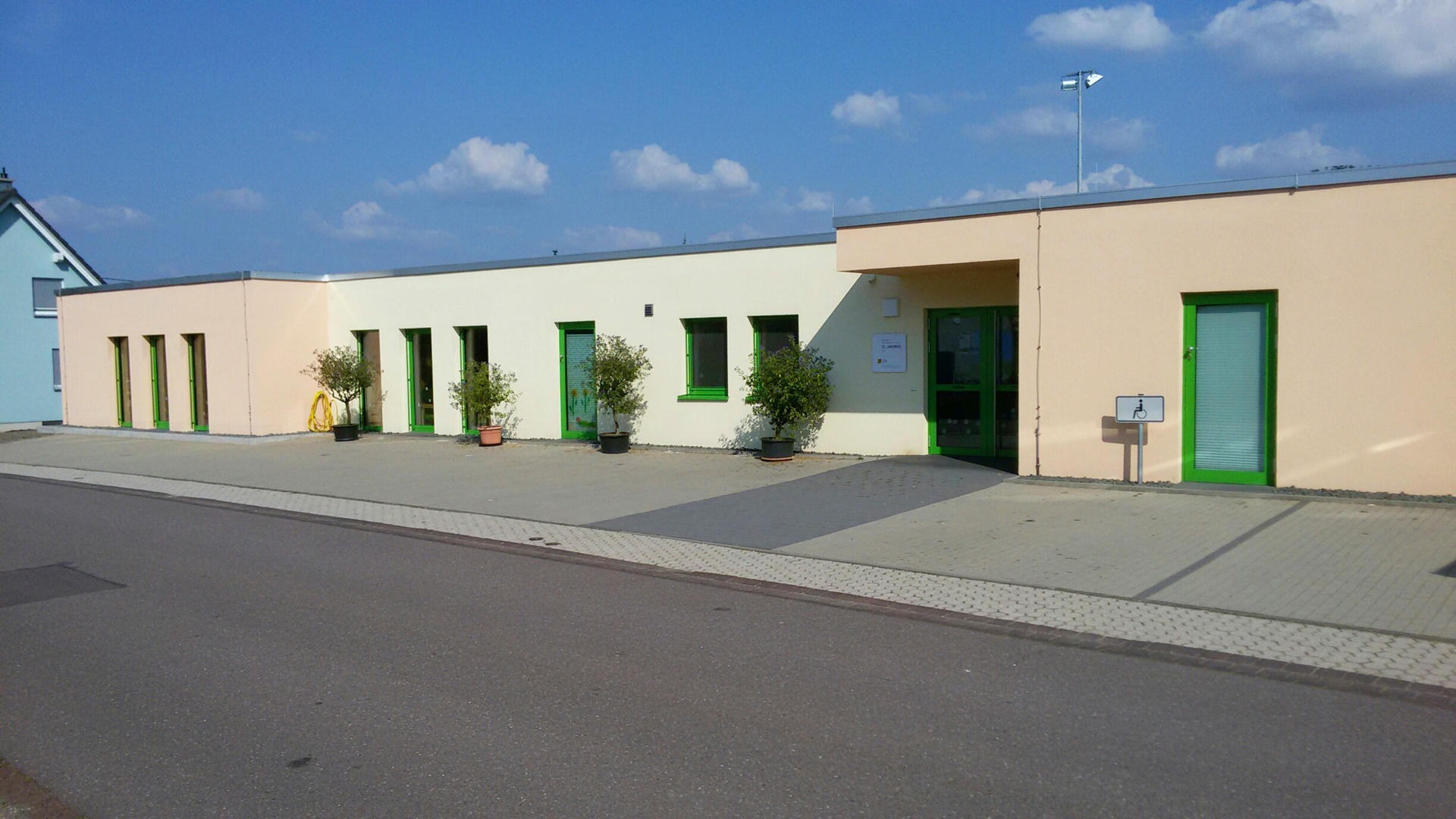 Außenansicht der Kindertageseinrichtung