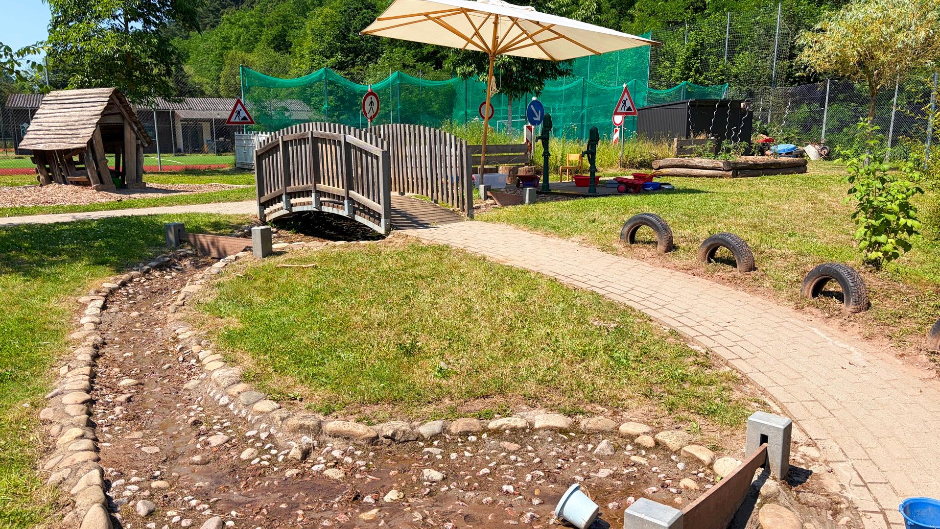Außengelände der Kindertageseinrichtung