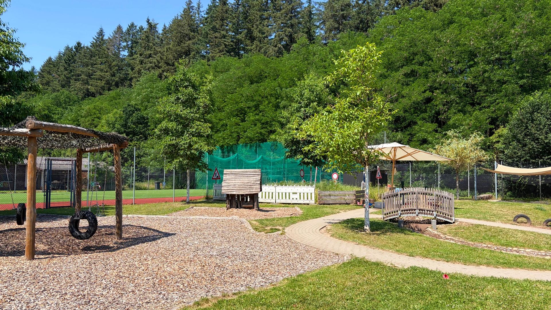 Außengelände der Kindertageseinrichtung