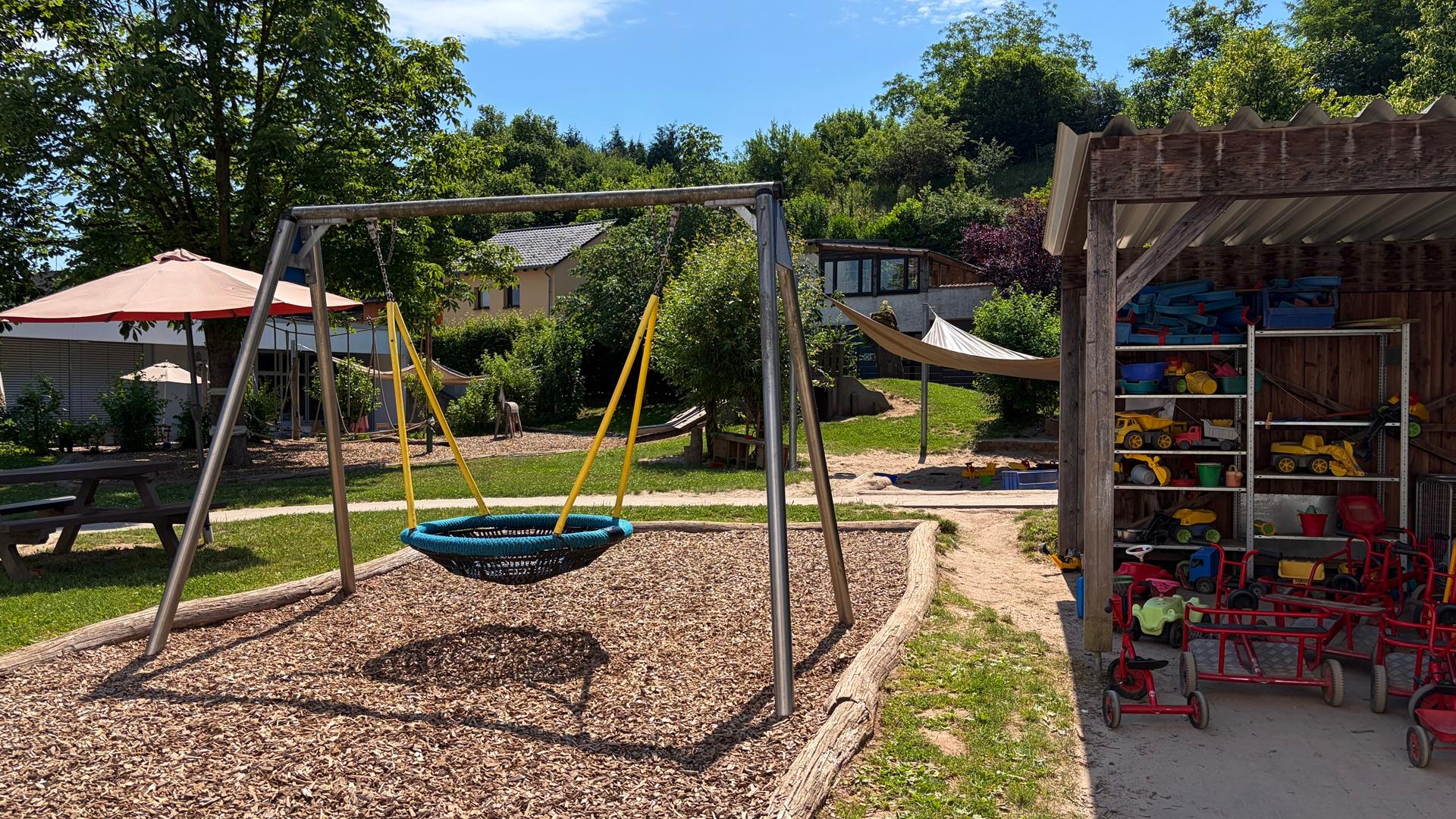 Außengelände der Kindertageseinrichtung