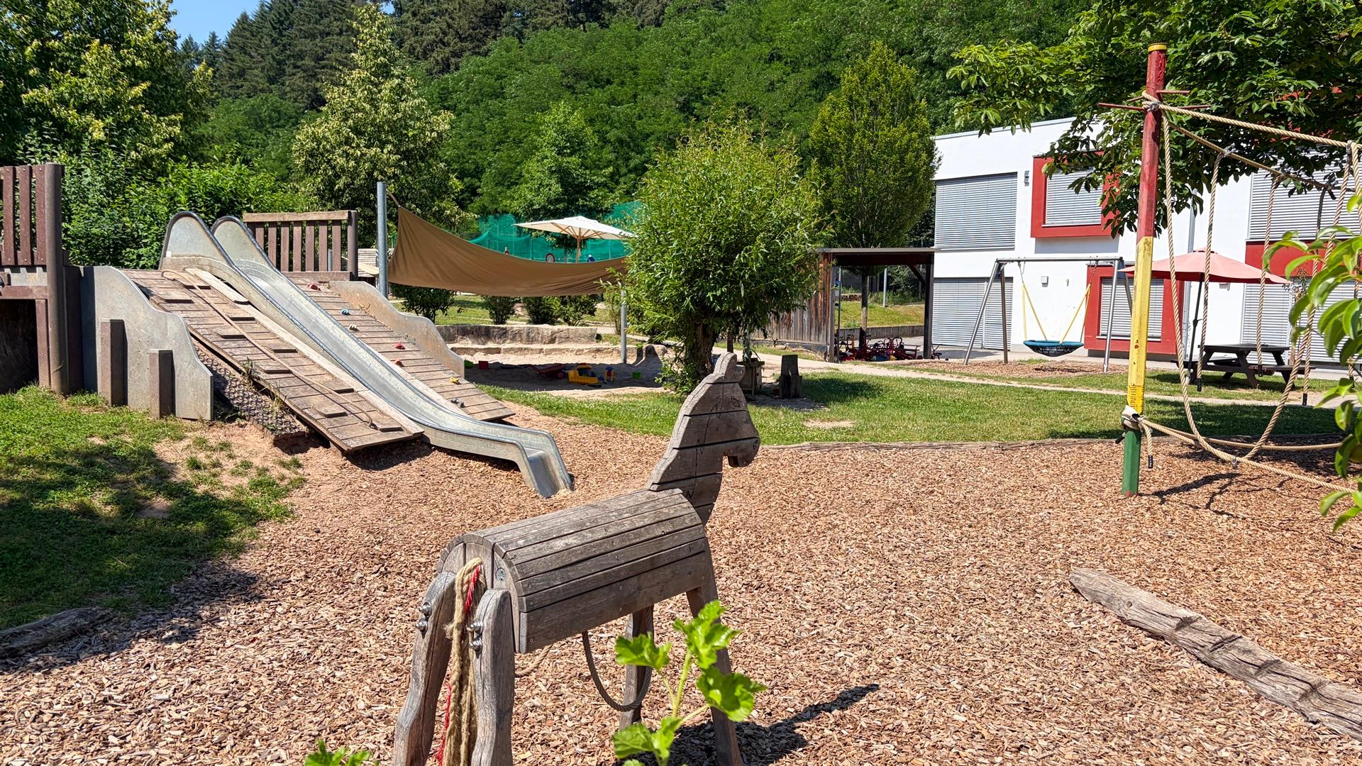 Außengelände der Kindertageseinrichtung