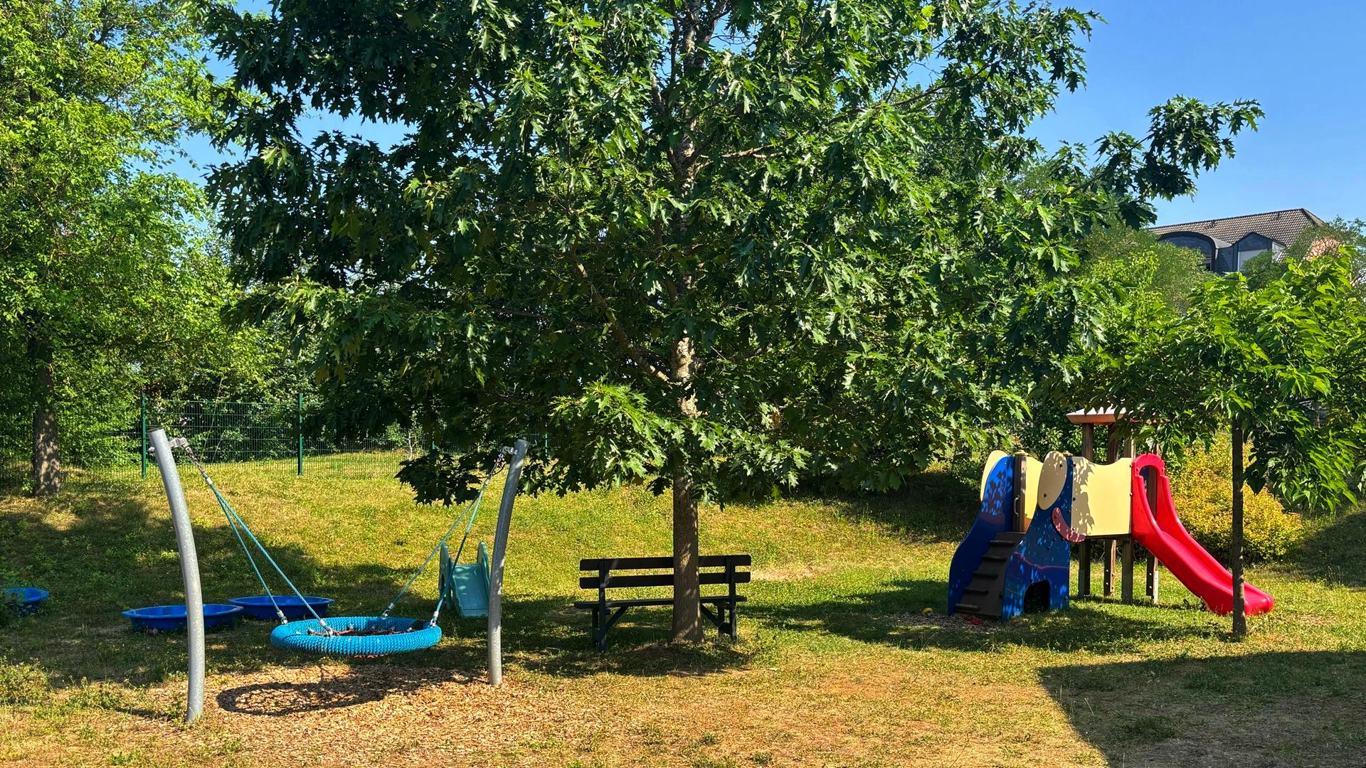 Außengelände der Kindertageseinrichtung