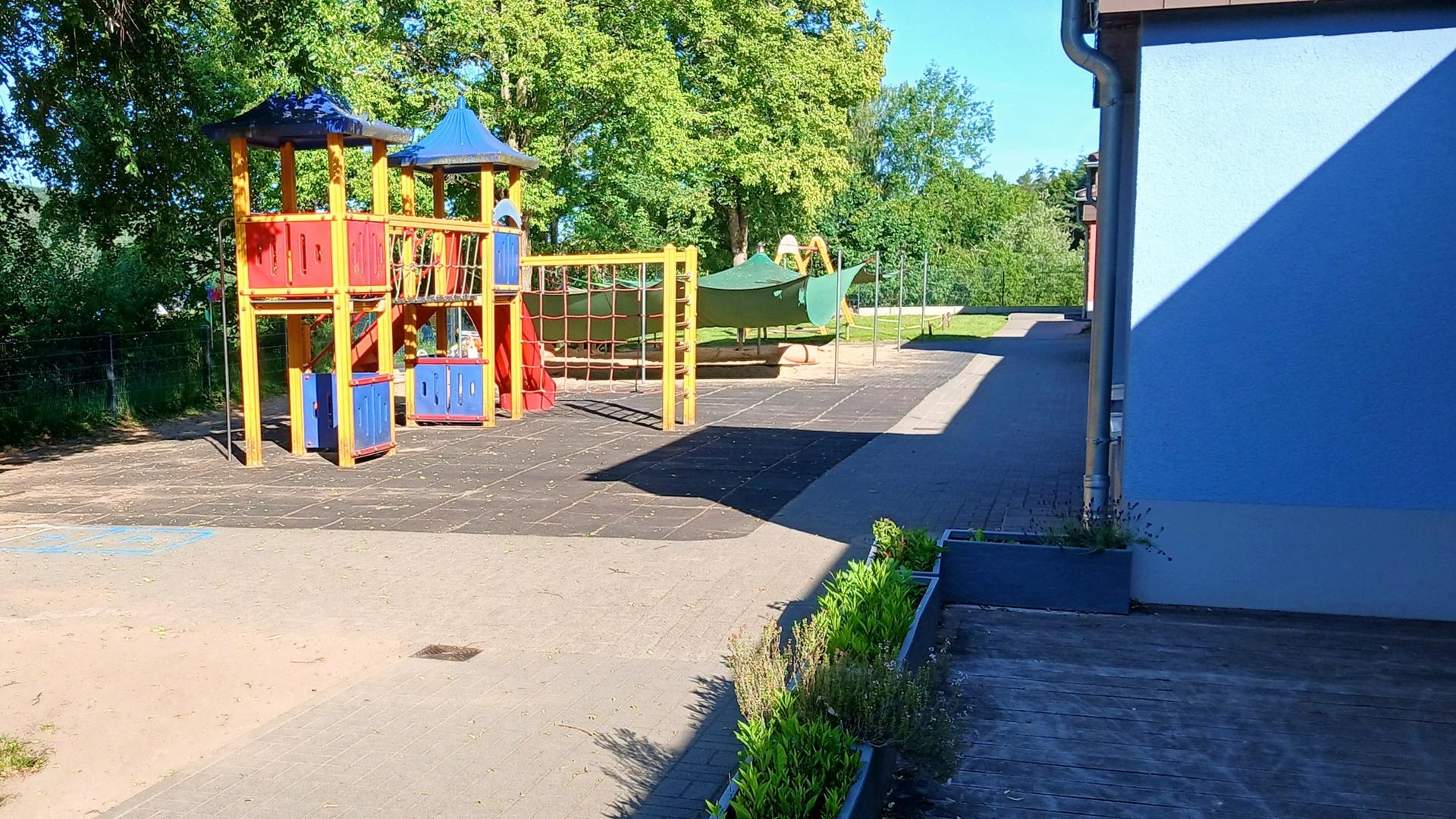 Außengelände der Kindertageseinrichtung
