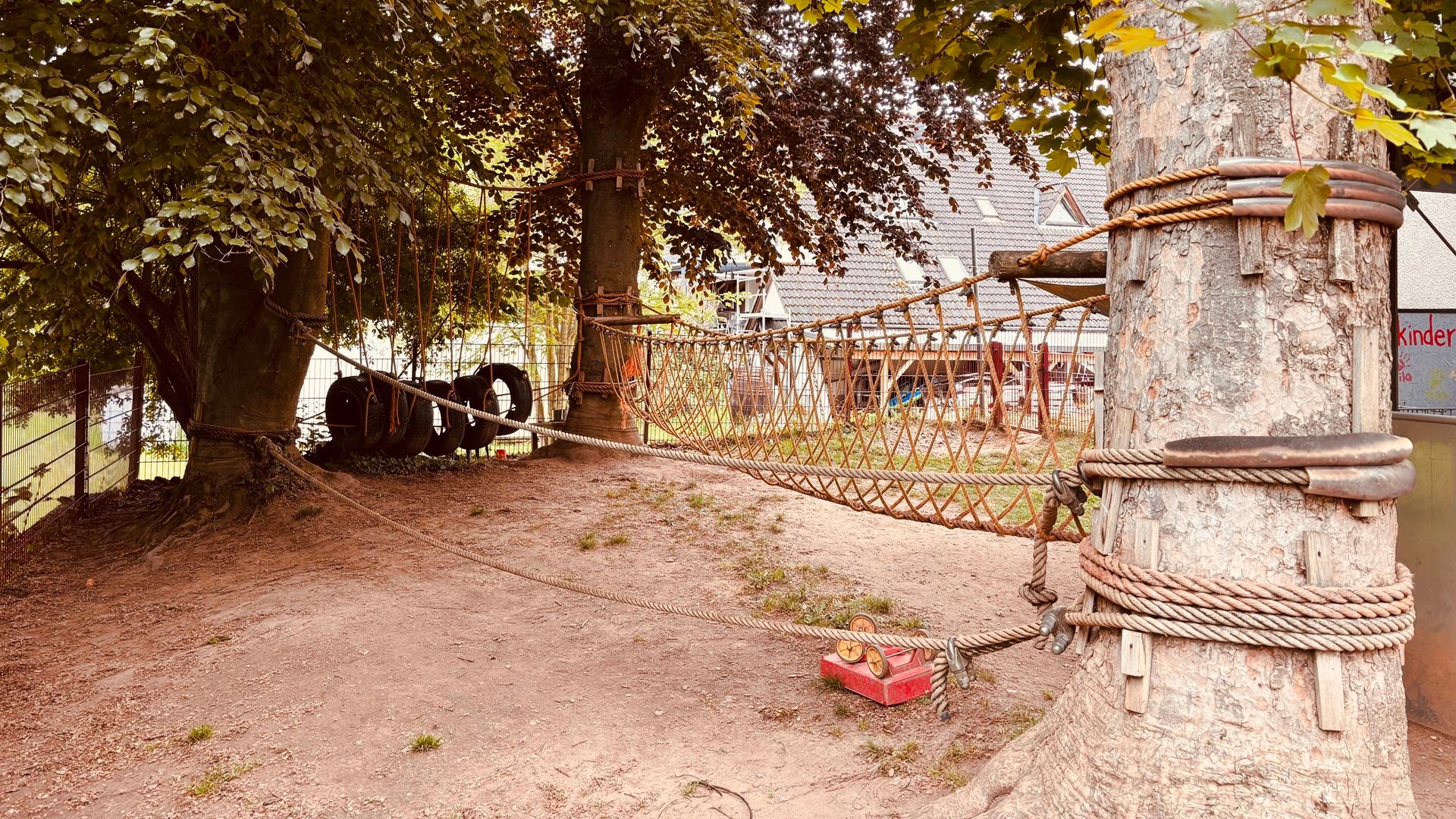 Außengelände der Kindertageseinrichtung