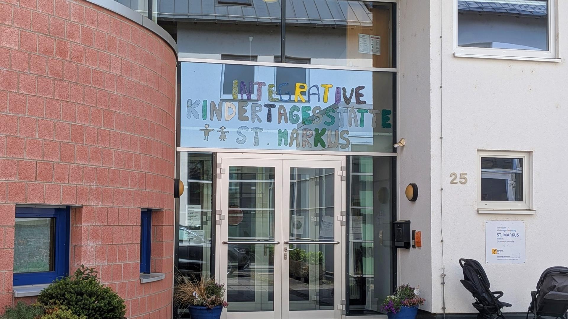 Eingang der Kindertageseinrichtung