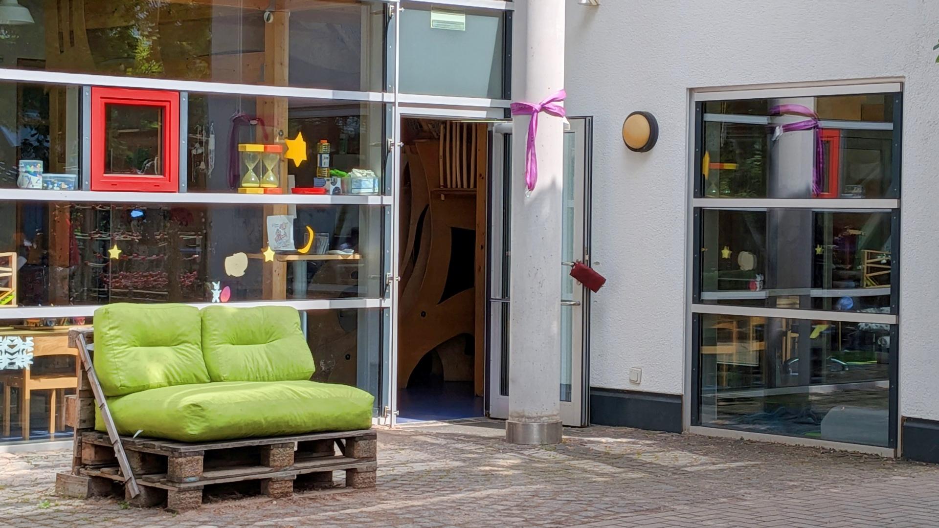 Außengelände der Kindertageseinrichung