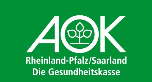 Man sieht das Logo der AOK Gesundheitskasse