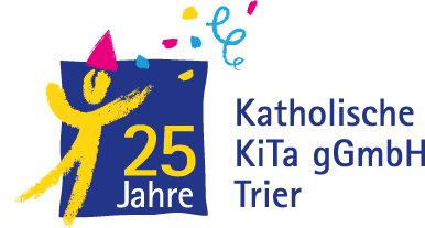 Jubiläums-Logo der Kita gGmbh Trier